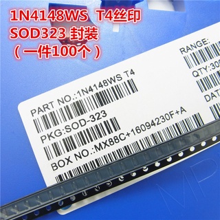 1N4148 T4 SMD สวิตช์ไดโอด IN4148WS ปริมาณ SOD-323 จุด