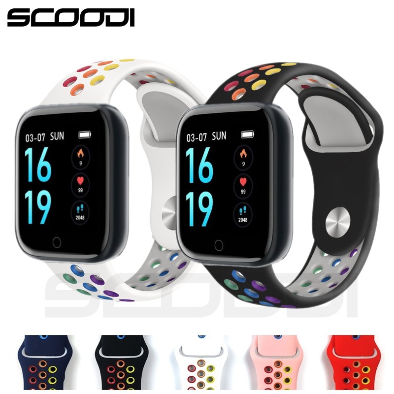 สายนาฬิกาข้อมือซิลิโคน แบบนิ่ม สีรุ้ง แบบเปลี่ยน สําหรับ P70 P70 pro P80 P80 pro