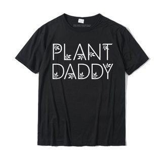 เสื้อยืดผ้าฝ้ายพิมพ์ลายขายดี เสื้อยืดผ้าฝ้าย พิมพ์ลาย Plant Daddy Funny Gardening Houseplants สําหรับผู้ชาย