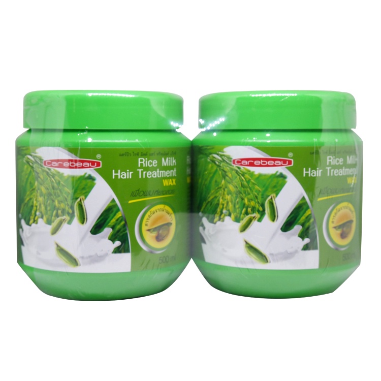 Carebeau Rice Milk Hair Treatment 500 ml แคร์บิว ทรีทเม้นท์ น้ำนมข้าว