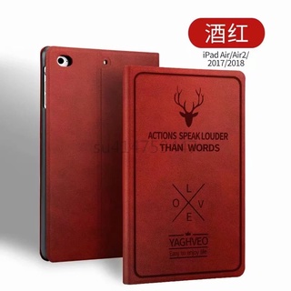 เคสหนัง ฝาพับ ลายกวางเรโทร สําหรับ Huawei M3 Honor T5 M5 8 นิ้ว 28 ซม. 33.6 ซม. 36 ซม.