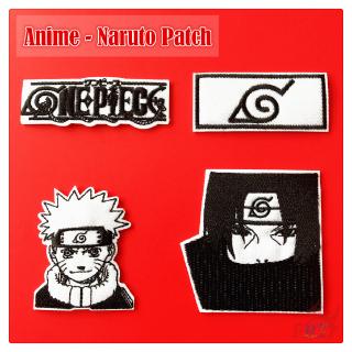 แผ่นแพทช์รูป naruto - uzumaki &amp; uchiha sasuke 1 ชิ้นสําหรับตกแต่งเสื้อผ้า