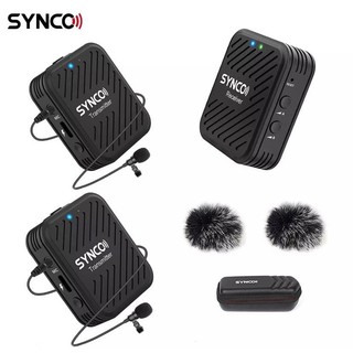 Synco G1(A2) ไมโครโฟนไร้สายระบบเข้ากันที่ระบบกับสมาร์ทโฟน, แล็ปท็อป, กล้อง DSLR, กล้องบันทึกวิดีโอ