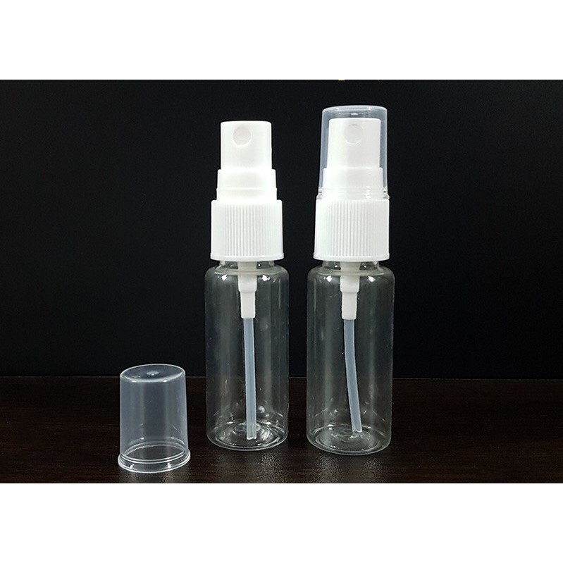 ((สุดคุ้มแพ็ค 12 ขวด)) ขวดสเปรย์ ขวดเปล่าสเปรย์สีขาว  ขวดสเปรย์ใส spray bottle ขวดสเปรย์พกพา 50 ml บ