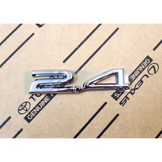 Logo 2.4 G VVTi ติดฝาท้าย Toyota  Camry ACV30  ของแท้