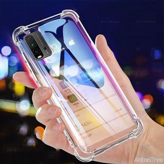 Ready Stock เคส Xiaomi Redmi9T Redmi Note 9T Mi POCO M3 2021 New Phone Casing Silicone Anti-fall Transparent Clear Protective Back Cover TPU Softcase Case เคสโทรศัพท์