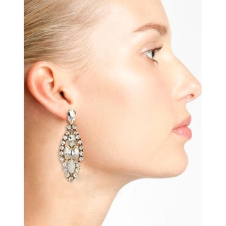 J.CREW CRYSTAL ICICLE EARRINGS (ต่างหูแป้น) พร้อมส่ง