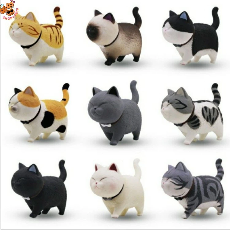 เลือกแบบ/สีได้😻😸โมเดลแมวอ้วนน่ารัก แมว โมเดล โมเดลแมว ฟิกเกอร์แมว ตุ๊กตาแมว ลูกแมว แมวกาชาปอง แมวอ้วน DC2 thumbnail 4