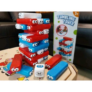 TUMBLING TOWER เกมส์ตึกถล่มหนอนตาโต