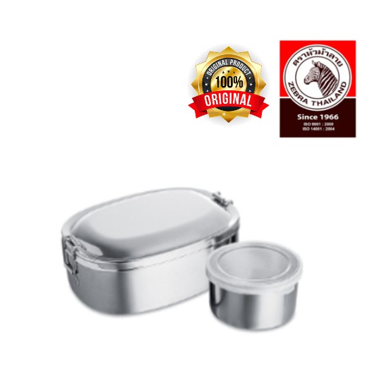 กล่องข้าว ZEBRA พร้อมกล่องอินเนอร์ 16ซม