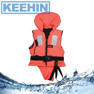 -เสื้อชูชีพ แบบมีคอ นกหวีด แถบ ISO 12402-4 สำหรับเด็ก, 15-30kg 100N -Lifejacket ISO 12402-4 Child, 15-30kg 100N