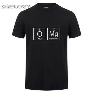 [S-5XL]เสื้อยืดแขนสั้น ผ้าฝ้าย พิมพ์ลาย Omnitee Funny Design OMG สําหรับผู้ชาย