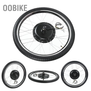 Oobike ชุดแปลงดุมล้อรถจักรยานไฟฟ้า 36V 500W 26 นิ้ว พร้อมมิเตอร์