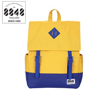 8848 กระเป๋าเป้ กระเป๋าสะพายหลัง กระเป๋าเป้ผู้หญิง กระเป๋าเป้แฟชั่น Backpack Laptop 14 นิ้ว กันน้ำซึม - Yellow/Blue