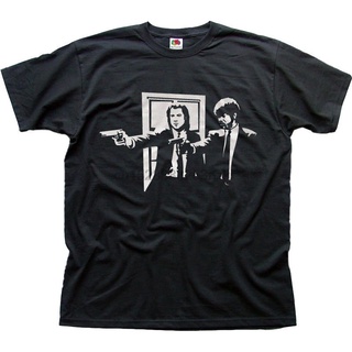 เสื้ Pulp Fiction Bmf Film Quentin Tarantino Black Cotton Men T Shirt Short SleeveS-5XL