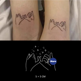 【Mars Tattoo】ใหม่ สติกเกอร์รอยสักชั่วคราว กึ่งถาวร 2 สัปดาห์ ติดทนนาน MNF057