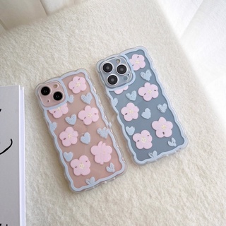 สอบถามก่อนกดสั่ง เคสใส ใส เคสขอบหยัก หยัก เคสดอกไม้ เคสลายดอก สีฟ้า สีชมพู พร้อมส่งจากไทย เคสโทรศัพท์ เคสมือถือ ขอบหยัก