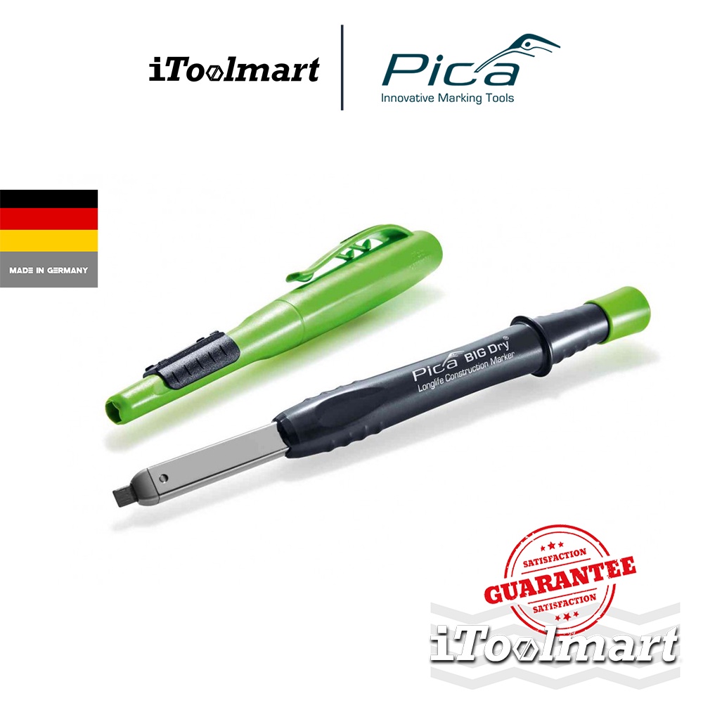 PICA ดินสอเขียนงาน PICA BIG DRY Longlife Construction Marker