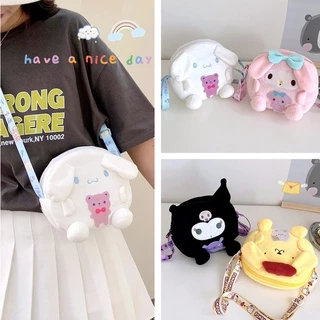 พร้อมส่ง กระเป๋าสะพายข้างผู้หญิง น่ารัก กระเป๋าตุ๊กตาการ์ตูน สาย