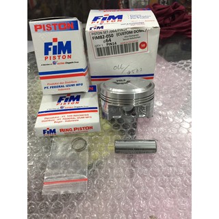 ชุดลูกสูบ pin 14 klx crf 150 vixion mx king n max verza 63.5 64 64.5 65 มม. Fim82