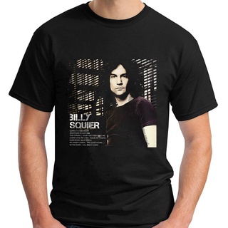 เสื้อยืด พิมพ์ลายอัลบั้ม Billy Squier Dont Say No Rock สีดํา สําหรับผู้ชาย S-3 321823Size S-5XL