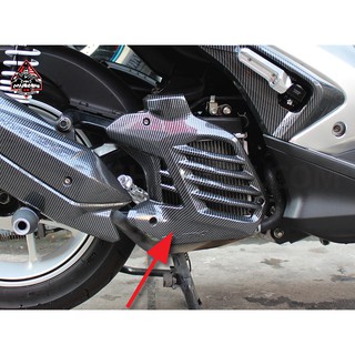 Aerox Dip film carbon and Chrome radiator cover for Yamaha Aerox 155 (ครอบหม้อน้ำ)