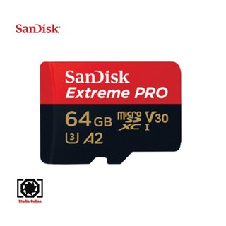 SANDISK EXTREME MICRO SDXC UHS-I 64 GB CLASS 10 170MB/90X WITH ADAPTER