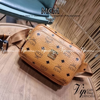 M.C.M SMALL FURSTEN BELT BAG IN VISETOS กระเป๋าคาดอกทรงคลาสสิค ที่หนุ่มๆต่างก็ต้องคว้ามาครอบครอง เป็นรุ่นที่ไม่ธรรมดา