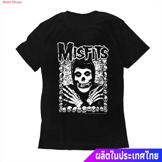 ผ้าฝ้าย 100%เสื้อยืดกีฬา Impact Misfits Mens Fashion T-Shirts Black M Mens Womens T-shirtsS-3XL