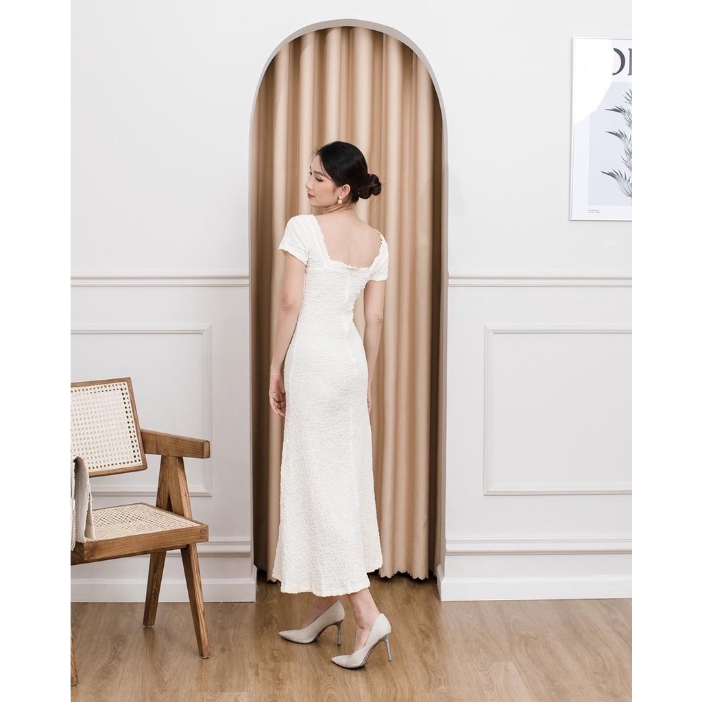 [MICASA.CLOOTES] LALALAND - เดรสยาวยางยืด