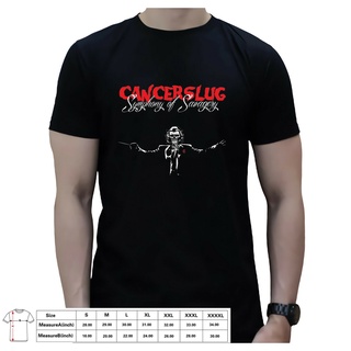 เสื้อยืดผ้าฝ้ายพิมพ์ลายขายดี เสื้อยืด พิมพ์ลายกราฟฟิควงพังก์ Cancerslug สุดเท่ ราคาถูก สําหรับผู้ชาย