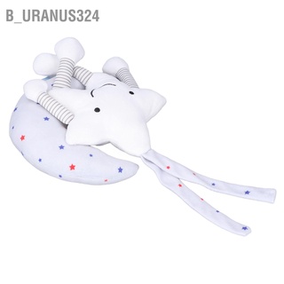 B_uranus324 Stroller Toys Cute Five Pointed Star Shape Interesting Educational Practical Soft Musical Baby Hanger Plaything