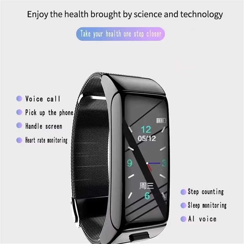 ☌NEW For Huawei Talkband B6 band B6 Bluetooth smart Bracelet Wearable Sports Wristbands Touch