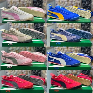🔥ราคาโรงงาน🔥 🔥รองเท้าPuMa แบบสลิปออน(ผ้า) ใส่ได้ทั้งผู้ชายผู้หญิง✅#1 มีปลายทาง🚩