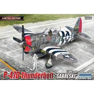 โมเดลเครื่องบิน Academy Model 1/48 AC12222 P-47D THUNDERBOLT "GABRESKI"