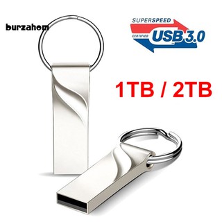 Bur_ พวงกุญแจโลหะ 1/2TB ความเร็วสูง USB 3.0 แฟลชไดรฟ์