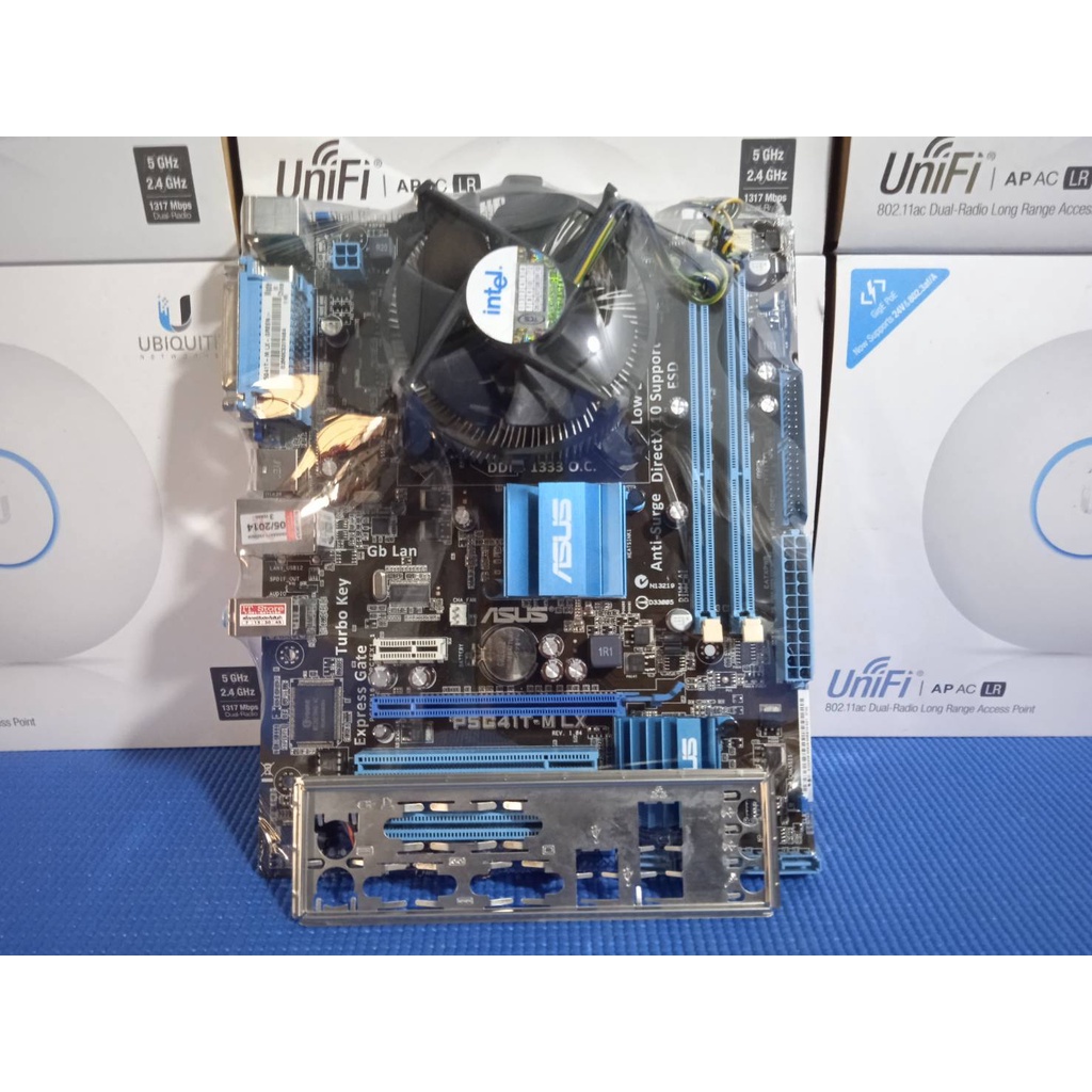 เมนบอร์ด Asus P5G41T-M LX Socket 775 DDR3 Bus1333 CPU Q8400 พร้อมฝาหลัง สวยๆ (สินค้าส่งเร็ว100%ไม่ต้