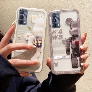 In Stock เคส Phone Case Realme GT Master Edition Realme 8i 8 Pro C21 C25 S C11 2021 4G 5G Cute Cartoon Bear Casing TPU Shockproof Back Cover Protective Shell เคสโทรศัพท์