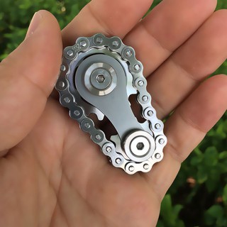 โซ่ ไจโร สแตนเลส ฟิตเจ็ต Sprockets EDC ของเล่นเพลินๆ Stainless Steel Gyro Chains Metal fidget