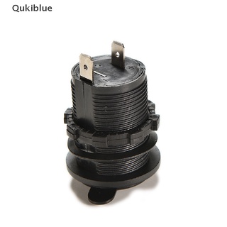 Qukiblue อะแดปเตอร์ซ็อกเก็ตที่จุดบุหรี่ในรถยนต์ 12V กันน้ํา ชาร์จ USB