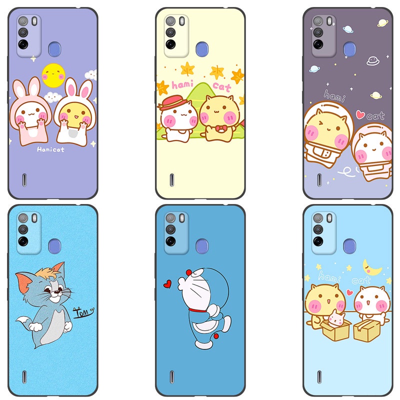 Itel Vision 1 Pro เคส Silicone เคสน่ารัก เคสกันกระแทก Cover Itel S16 Case เคสซิลิโคน Soft Back Cover