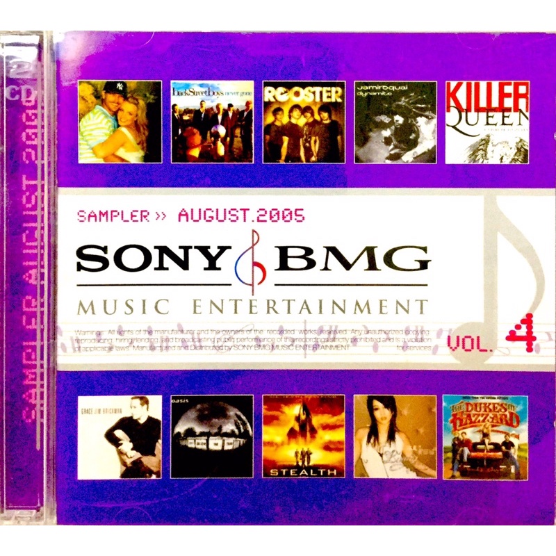 Cdเพลง❤️Sony BMG Music Entertainment Vol.4❤️ลิขสิทธิ์แท้ แผ่นใหม่มือ1