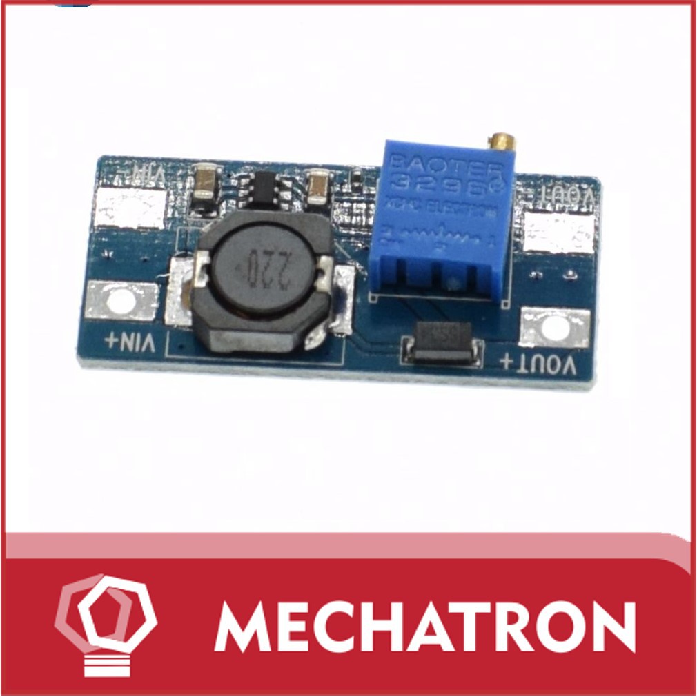 MT3608 DC-DC 2A Step Up Boost Converter โมดูลแหล่งจ่ายไฟ Arduino