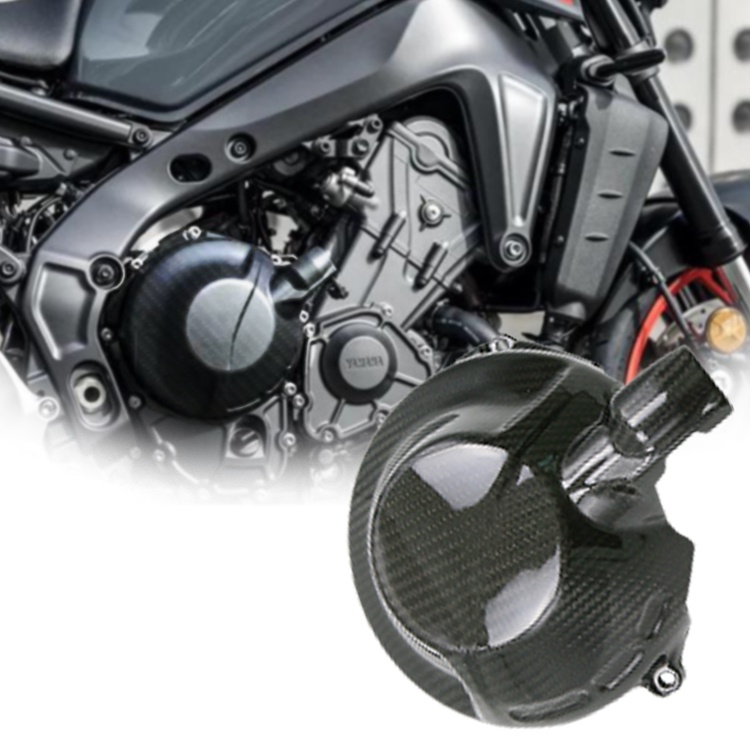 For Yamaha MT09 MT-09 FZ09 FZ-09 2020 2021 2022 3K Carbon Fiber Motorcycle Modification Engine Cover