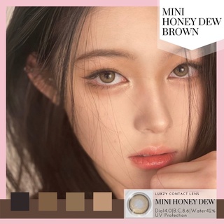 Luxzy lens Mini Honey Dew Brown ค่าสายตา 0.00-1000