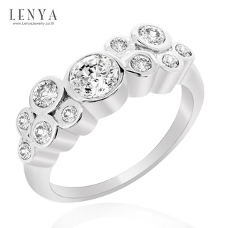 Lenya Jewelry แหวนเงินแท้ ประดับด้วย Diamondlike เสริมบุคลิกเพิ่มความมั่นใจ