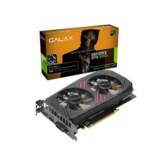 GALAX GeForce® GTX 1050 Ti (1-Click OC) 128-bit DDR5 - DP 1.4, HDMI 2.0b, Dual Link-DVI-D