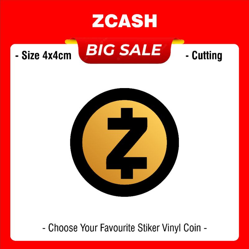 สติ๊กเกอร์ HP Zcash – Crypto Aesthetic Logo สําหรับแล็ปท็อป รถจักรยานยนต์ หมวกกันน็อค และโทรศัพท์มือ