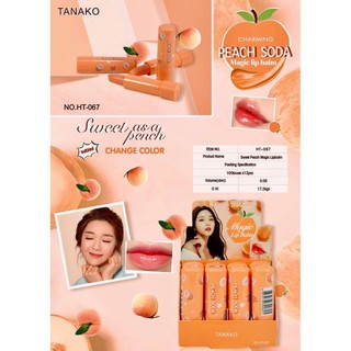 Tanako peach soda matte lips tick /ลิปpeach soda01