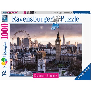 จิ๊กซอว์ Ravensburger - Beautiful Skylines - London  1000 piece  (ของแท้  มีสินค้าพร้อมส่ง)